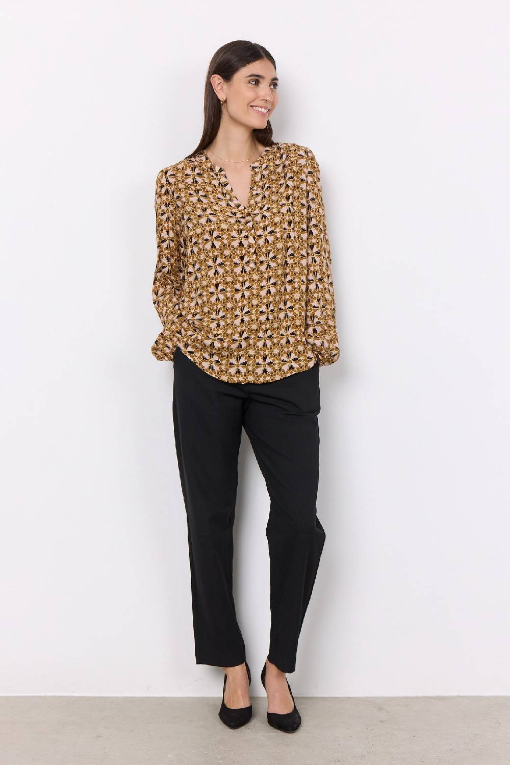 Soya Concept SC-FELICITY AOP 434 (3460C GOLDEN YELLOW COMBI)