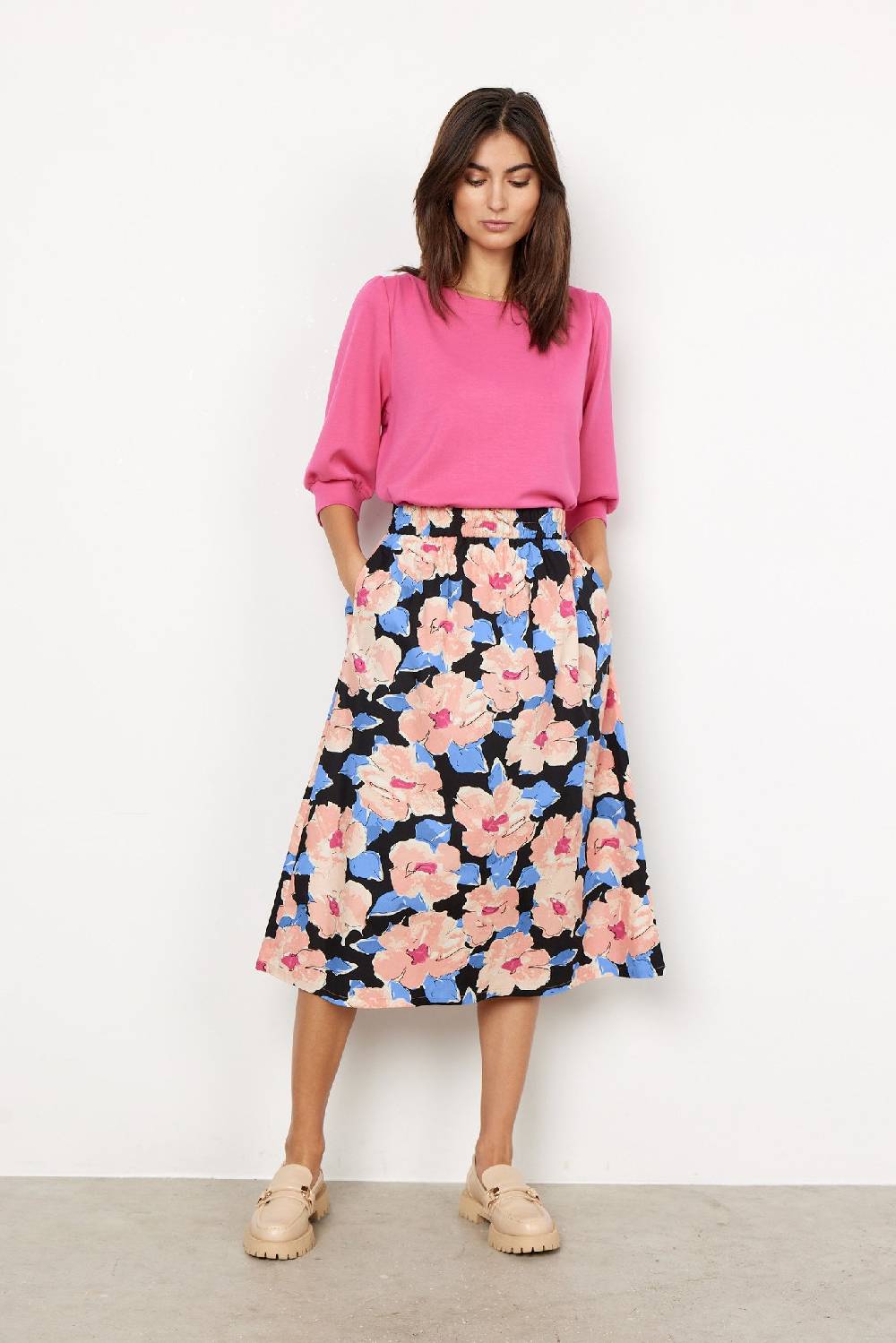 Soya Concept SC-KRESTI 3 SKIRT (3434 CORAL HAZE COMBI)