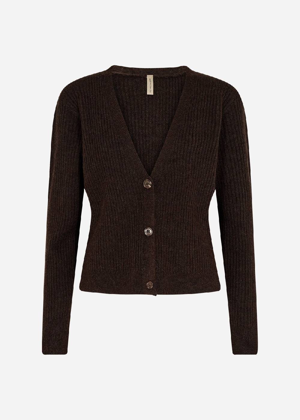 Soya Concept SC-NESSIE 26 CARDIGAN (98910 COFFEE BEAN MELANGE)