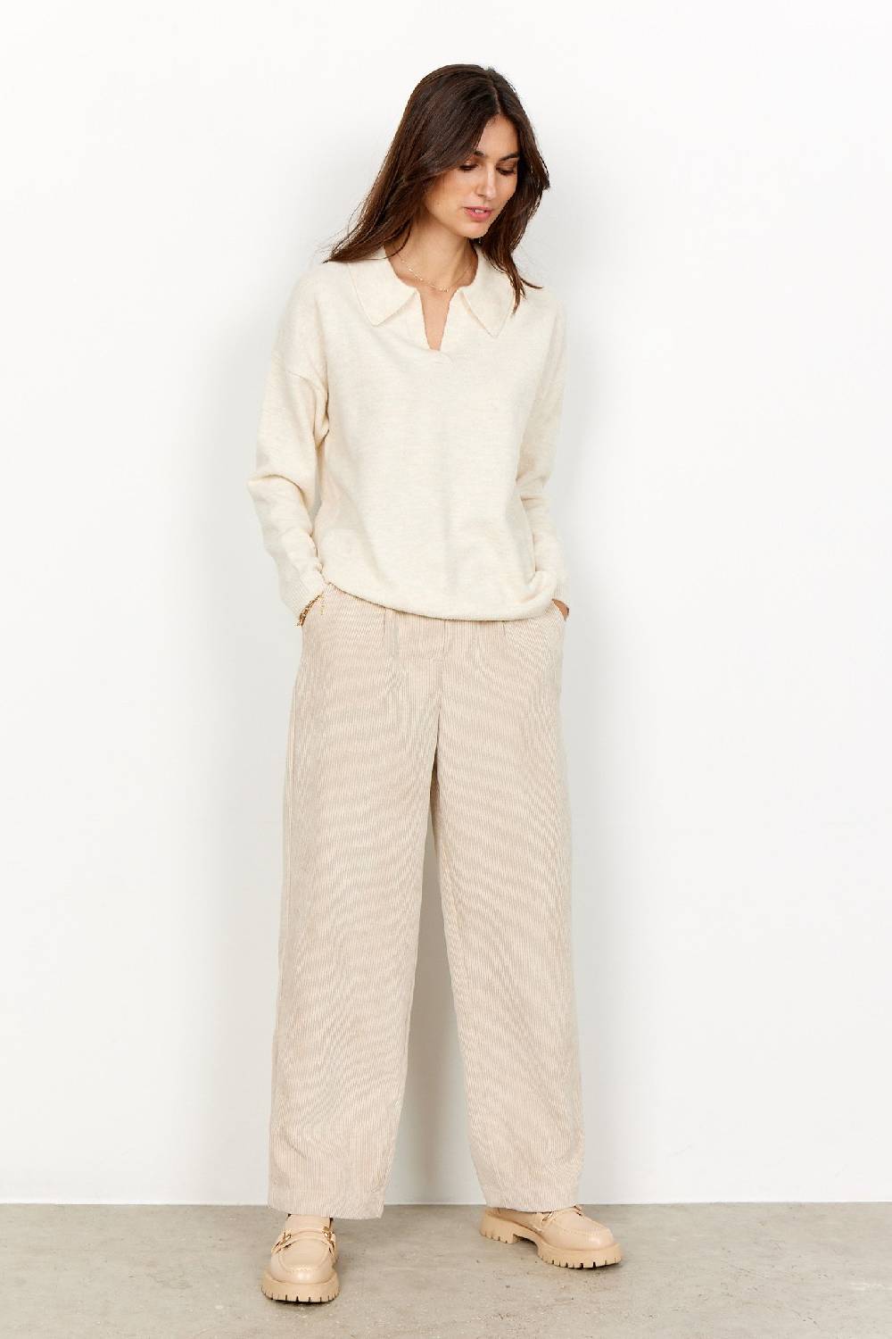 Soya Concept SC-NESSIE 44 PULLOVER (91620 CREAM MELANGE)