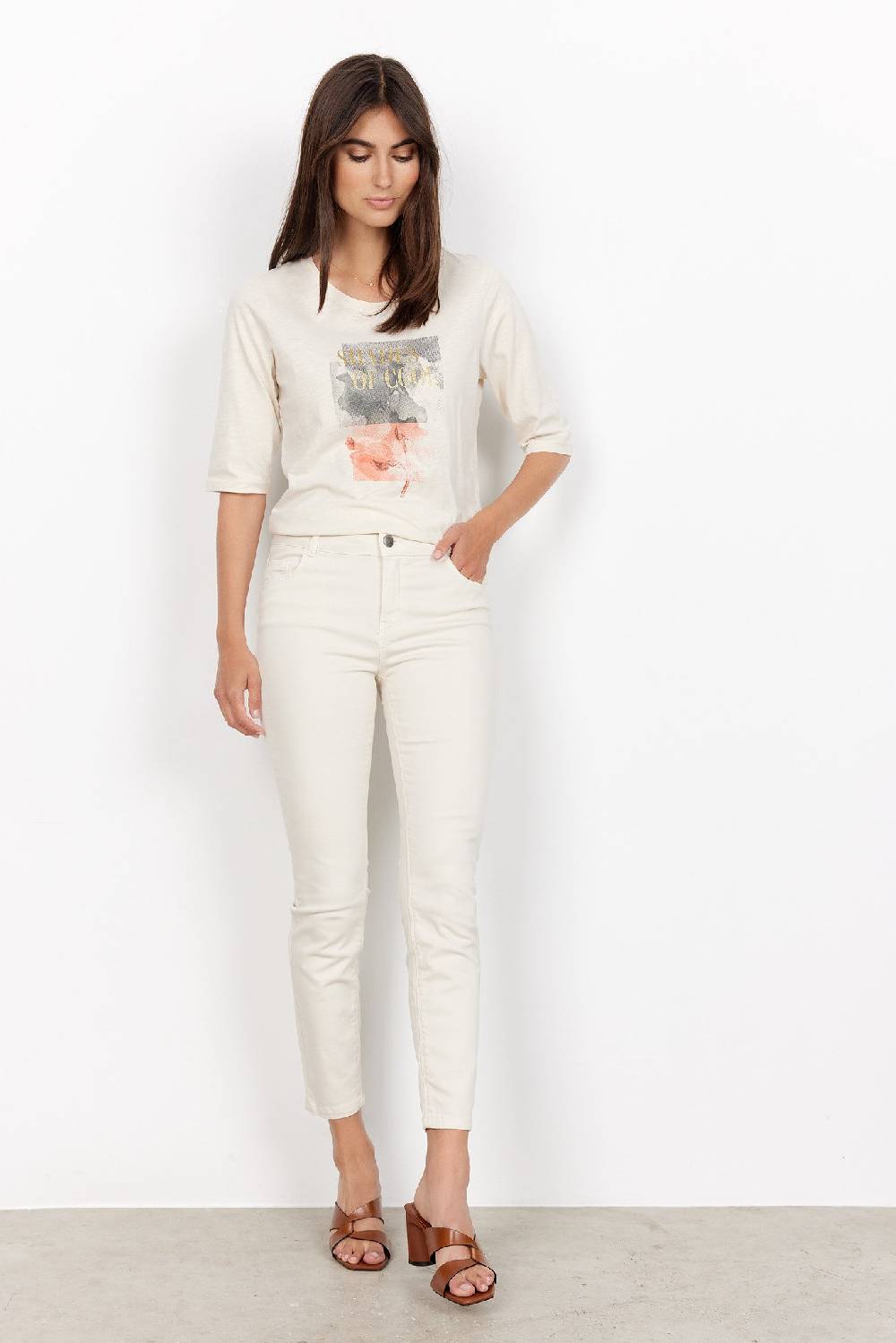 Soya Concept SC-BABETTE 50 T-SHIRT (3434 CORAL HAZE)