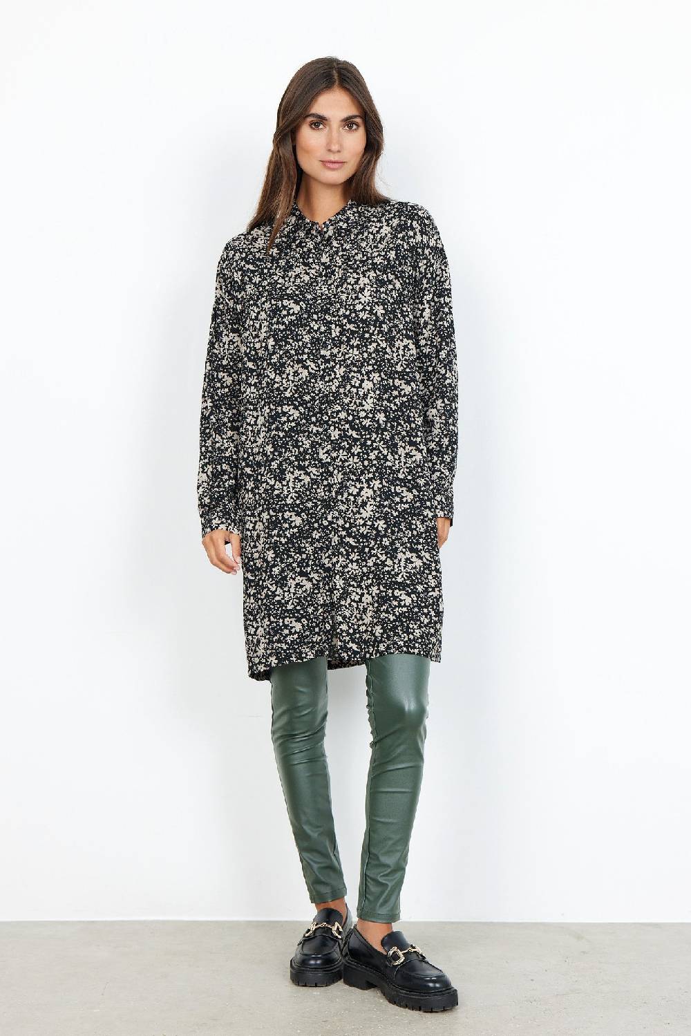 Soya Concept SC-HAYAT 2 BLOUSE (9999 BLACK COMBI)