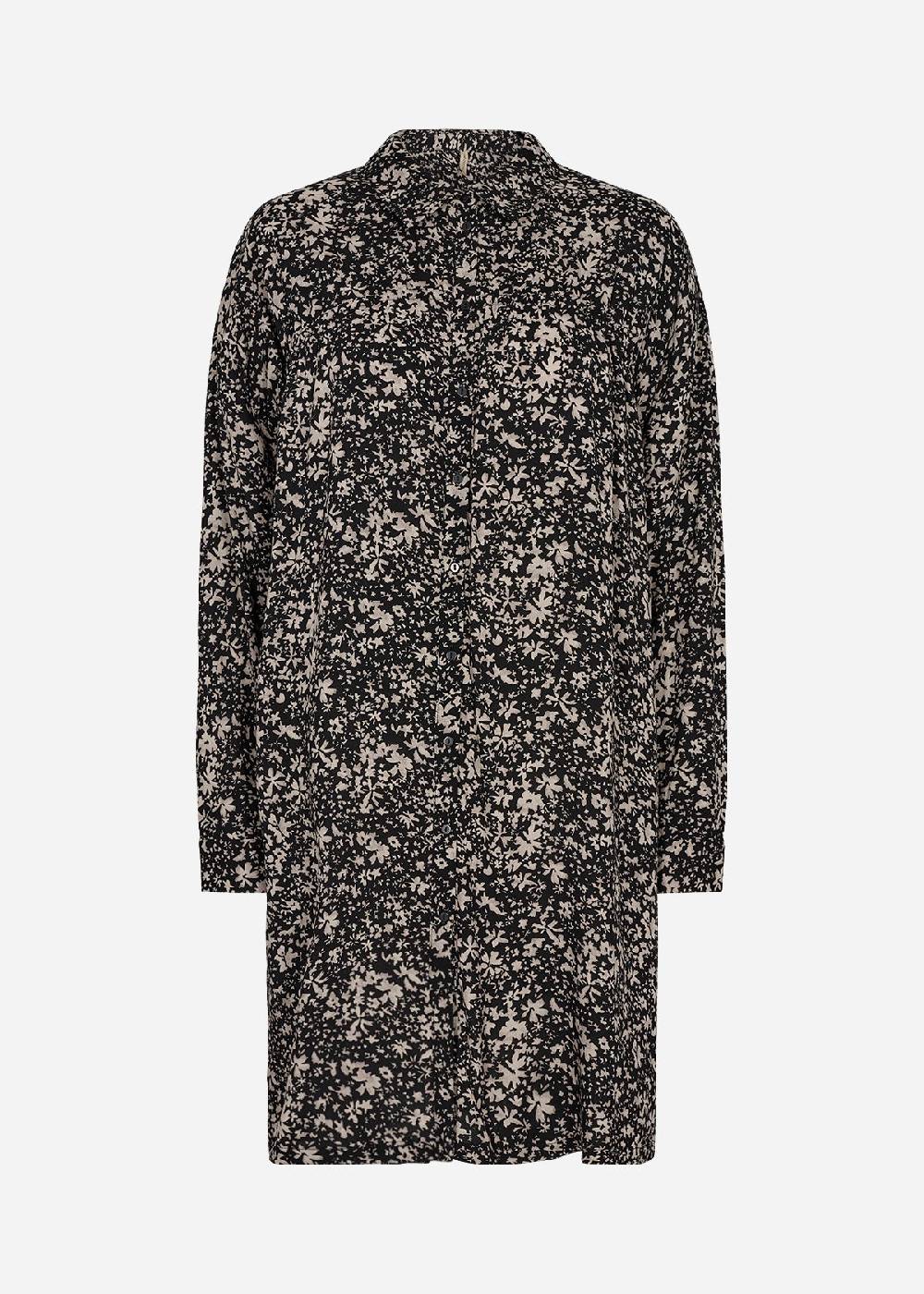 Soya Concept SC-HAYAT 2 BLOUSE (9999 BLACK COMBI)