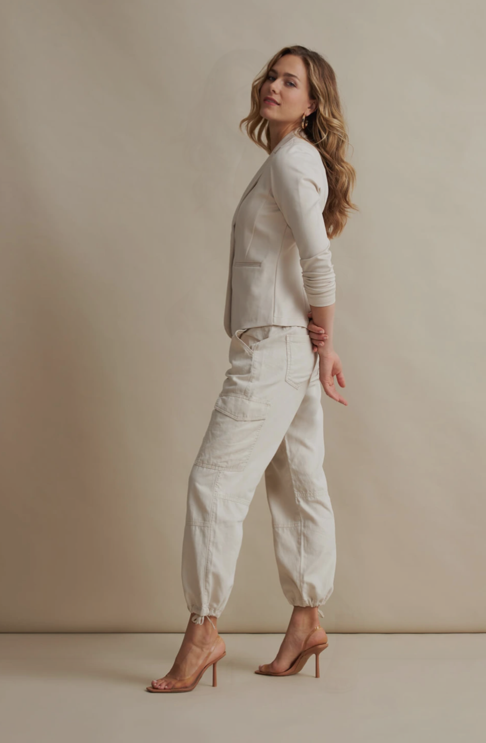 Red Button Srb4167 - Conny Cargo Cotton/Linen (278 Pearl)