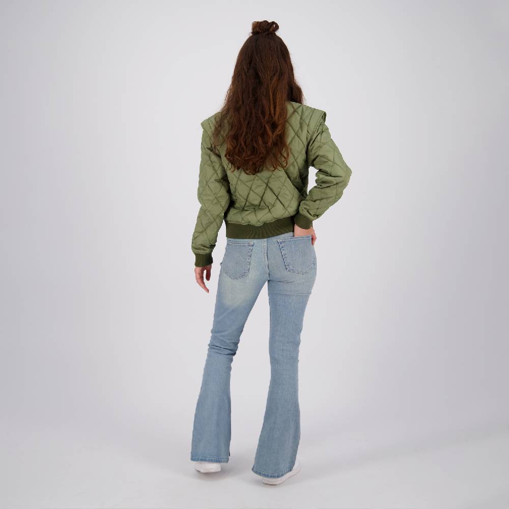 RAIZZED WOMEN SUNRISE SPLIT Vintage Blue Flare Jeans