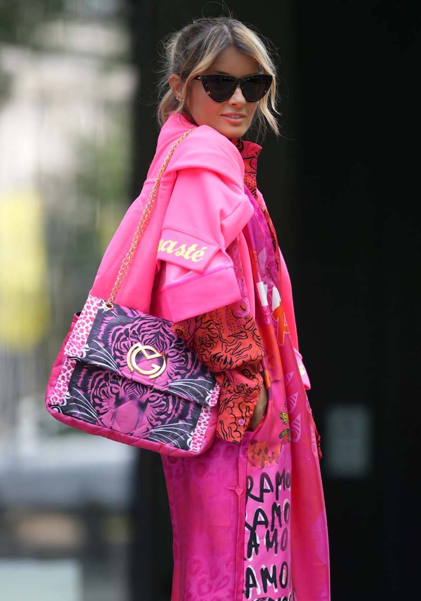 Miss Goodlife Hoodie Namasté Strass – Neonpink/neonyellow