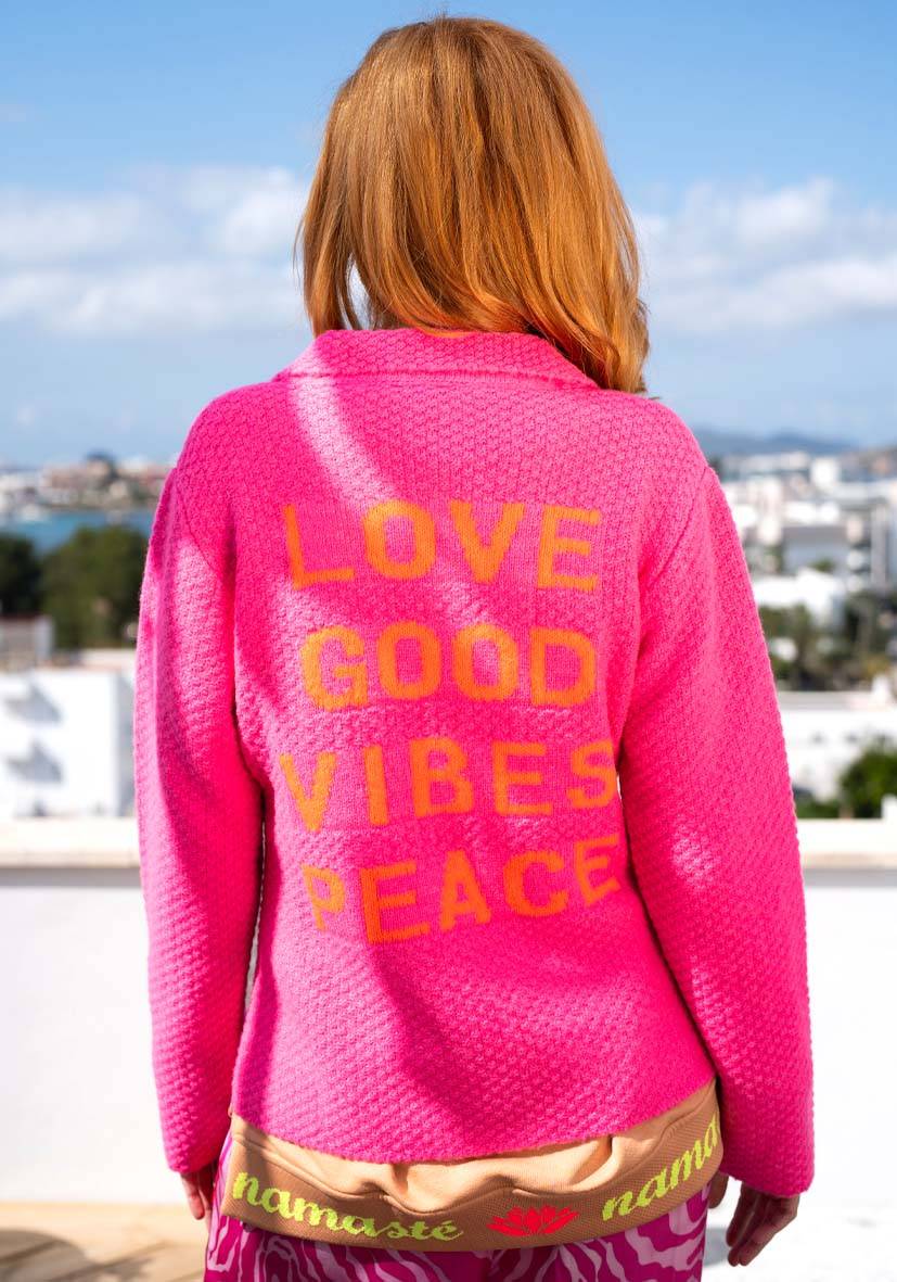 Miss Goodlife Blazer LOVE – Pink