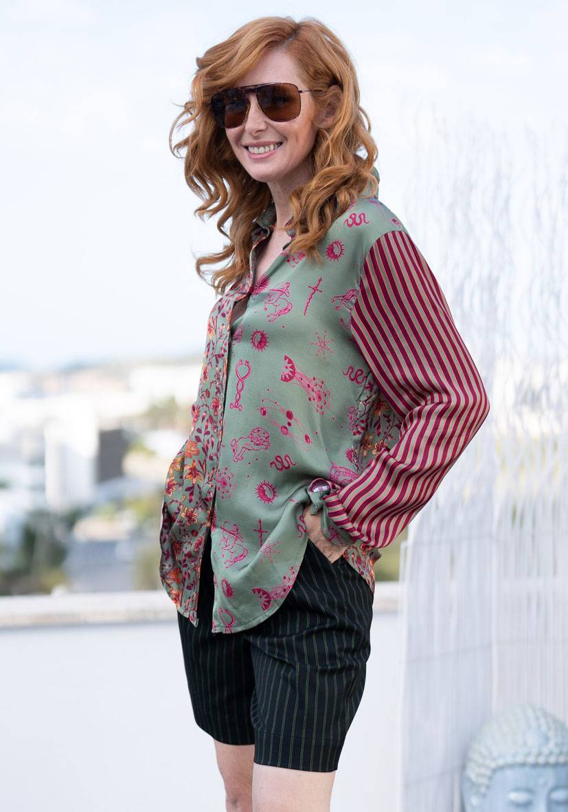 Miss Goodlife Blouse Mercie Chérie – Green