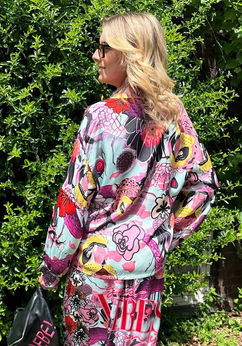 Miss Goodlife Bluse Good Vibes Only