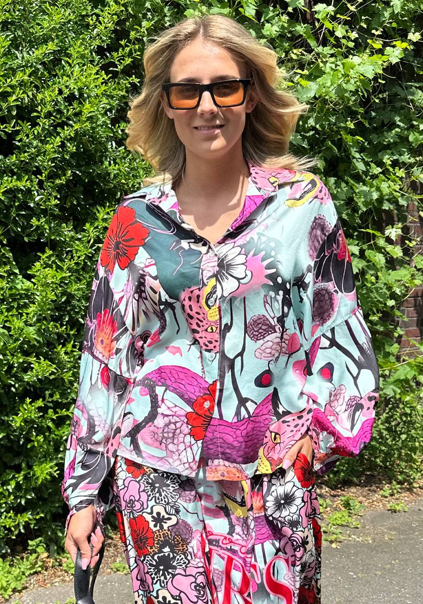 Miss Goodlife Bluse Good Vibes Only