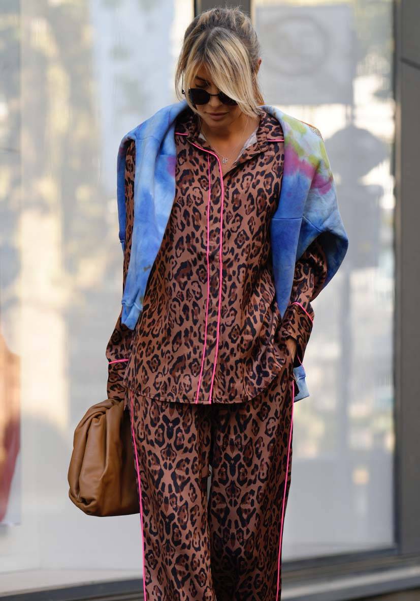 Miss Goodlife Bluse Leo Love – Brown