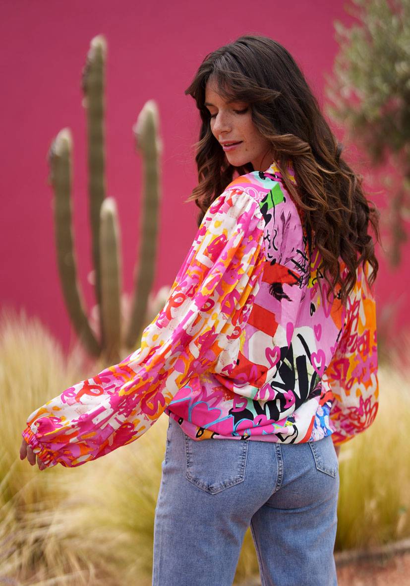 Miss Goodlife Bluse Love Rules