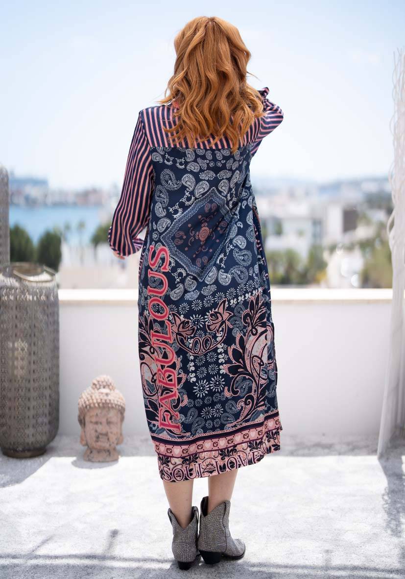 Miss Goodlife Dress Blue Ornaments