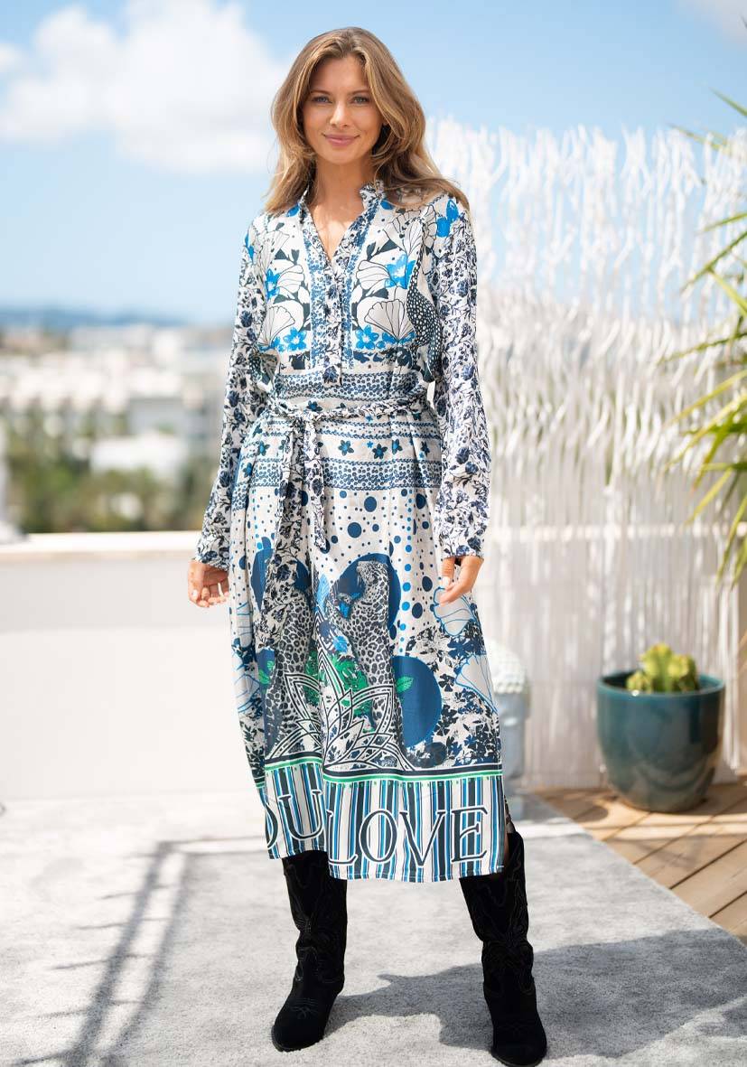 Miss Goodlife Dress Flower Leopard