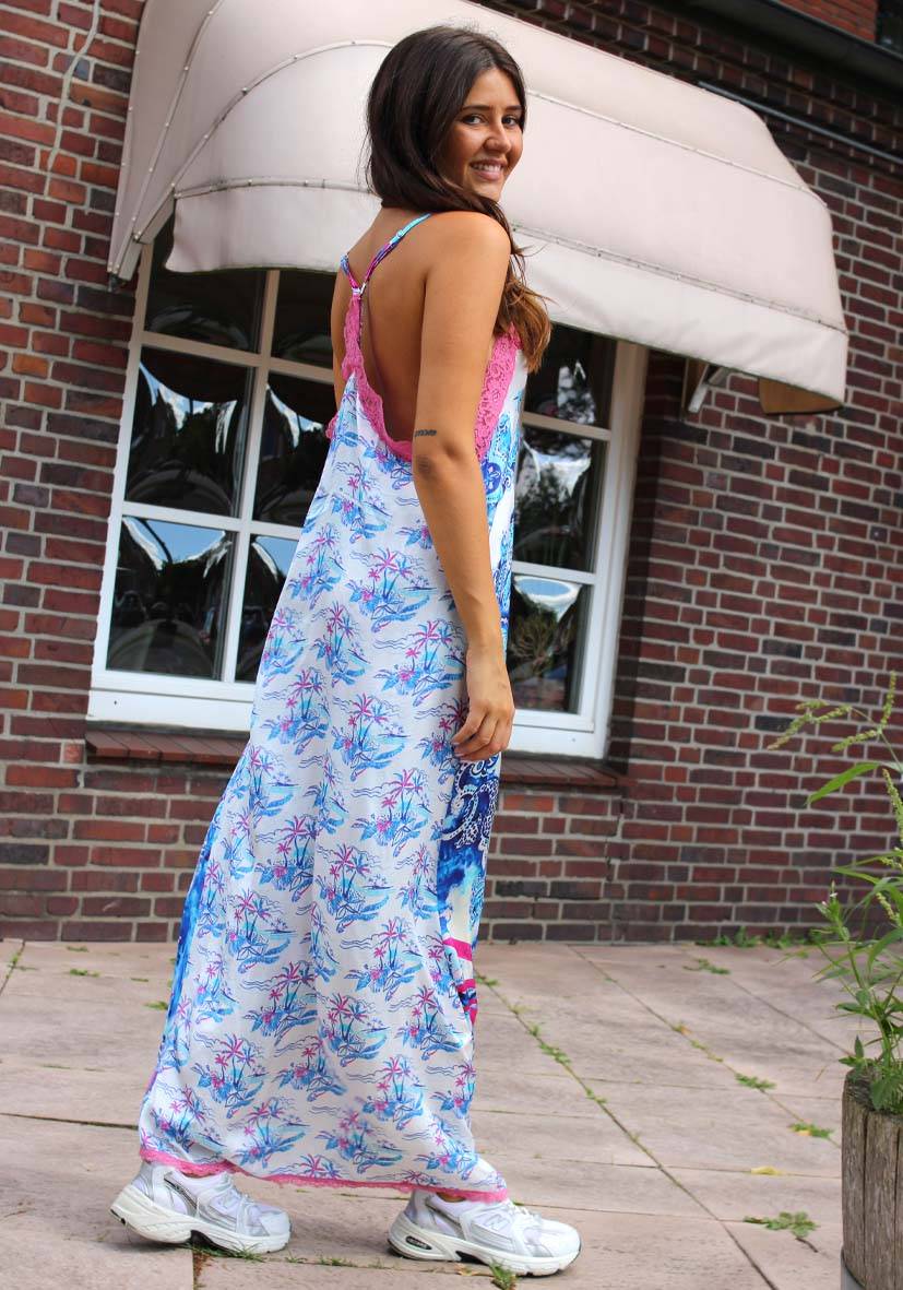 Miss Goodlife Dress Lace Palmtree