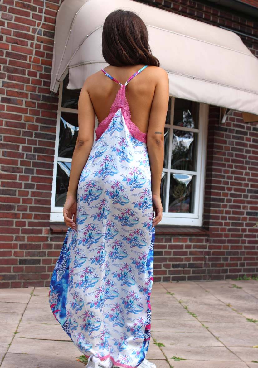 Miss Goodlife Dress Lace Palmtree