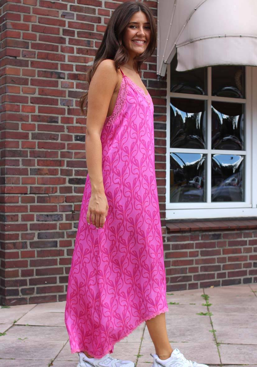 Miss Goodlife Dress Lace Pink