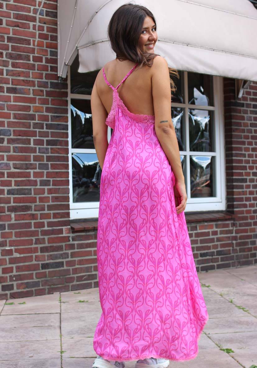 Miss Goodlife Dress Lace Pink