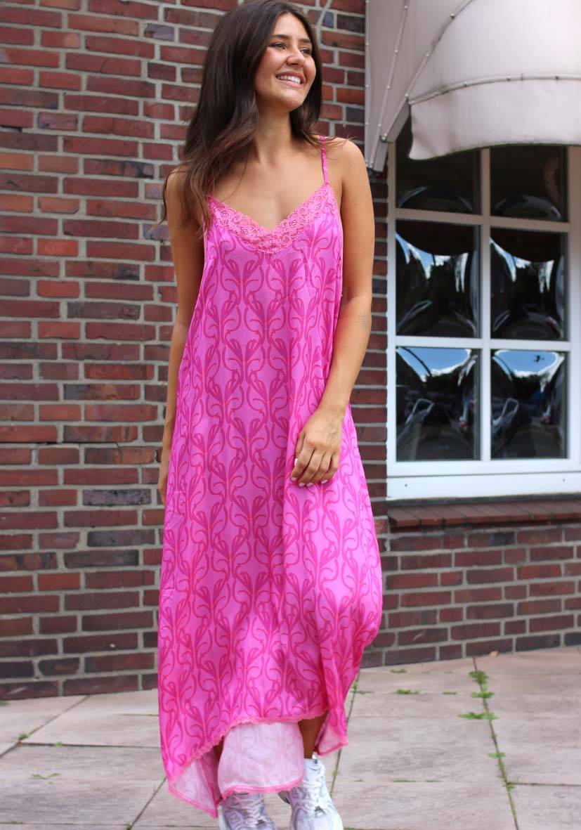 Miss Goodlife Dress Lace Pink