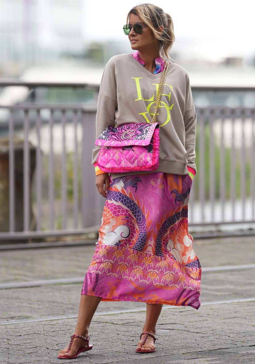 Miss Goodlife Dress Pink Dragon