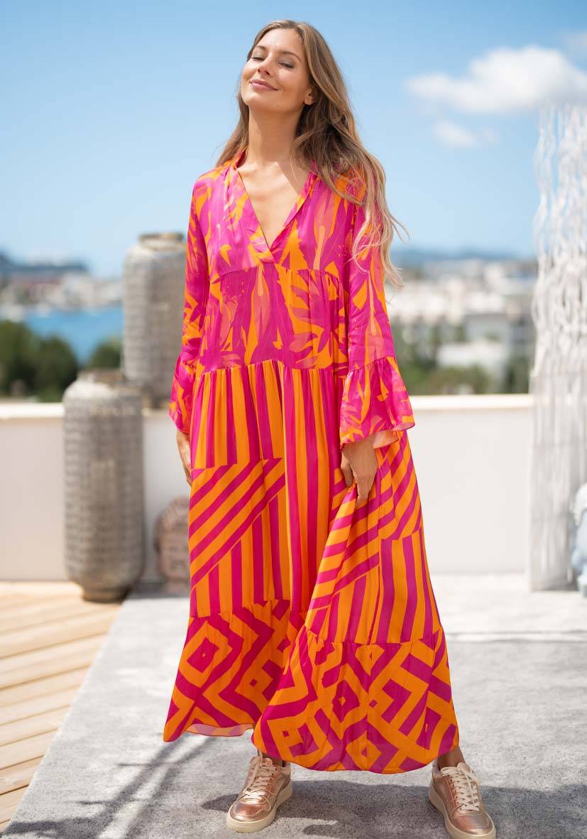 Miss Goodlife Dress Zic Zac Pink