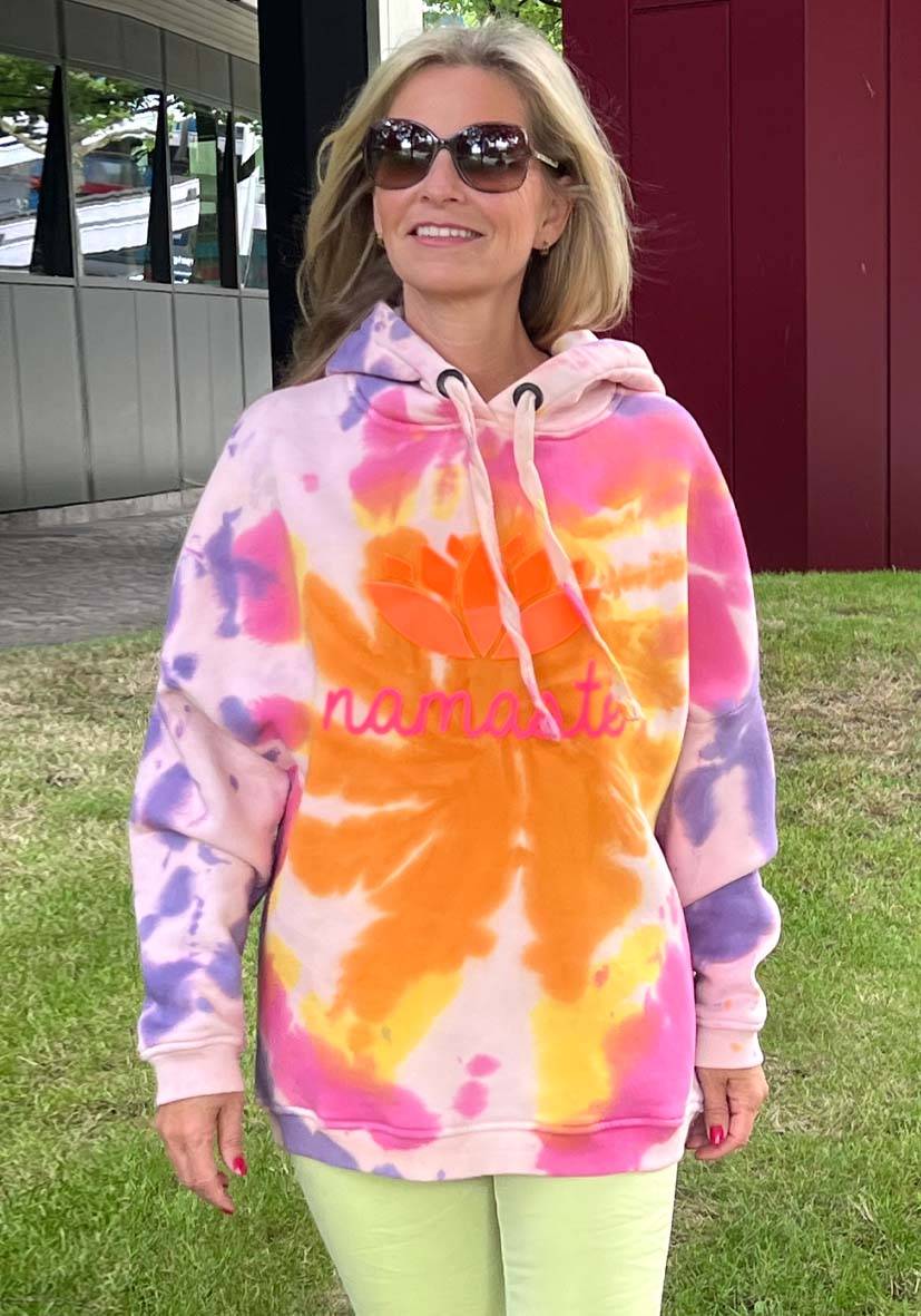 Miss Goodlife Hoodie Batik Namasté – rose