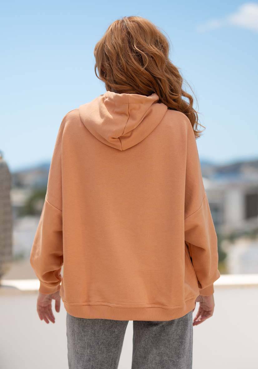 Miss Goodlife Hoodie Choose Happy Strass – Puder