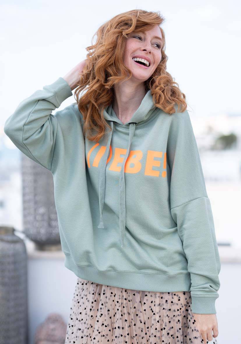 Miss Goodlife Hoodie Tricot L(i)ebe – Almond