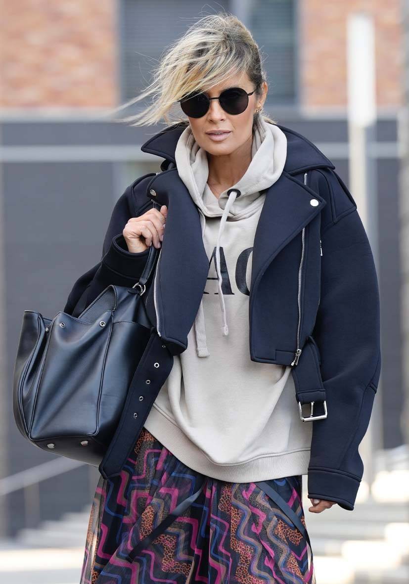 Miss Goodlife Jacket Colorful – black