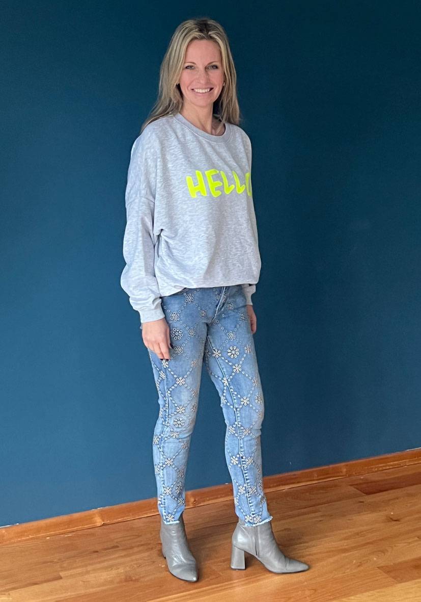 Miss Goodlife Jeans Floral