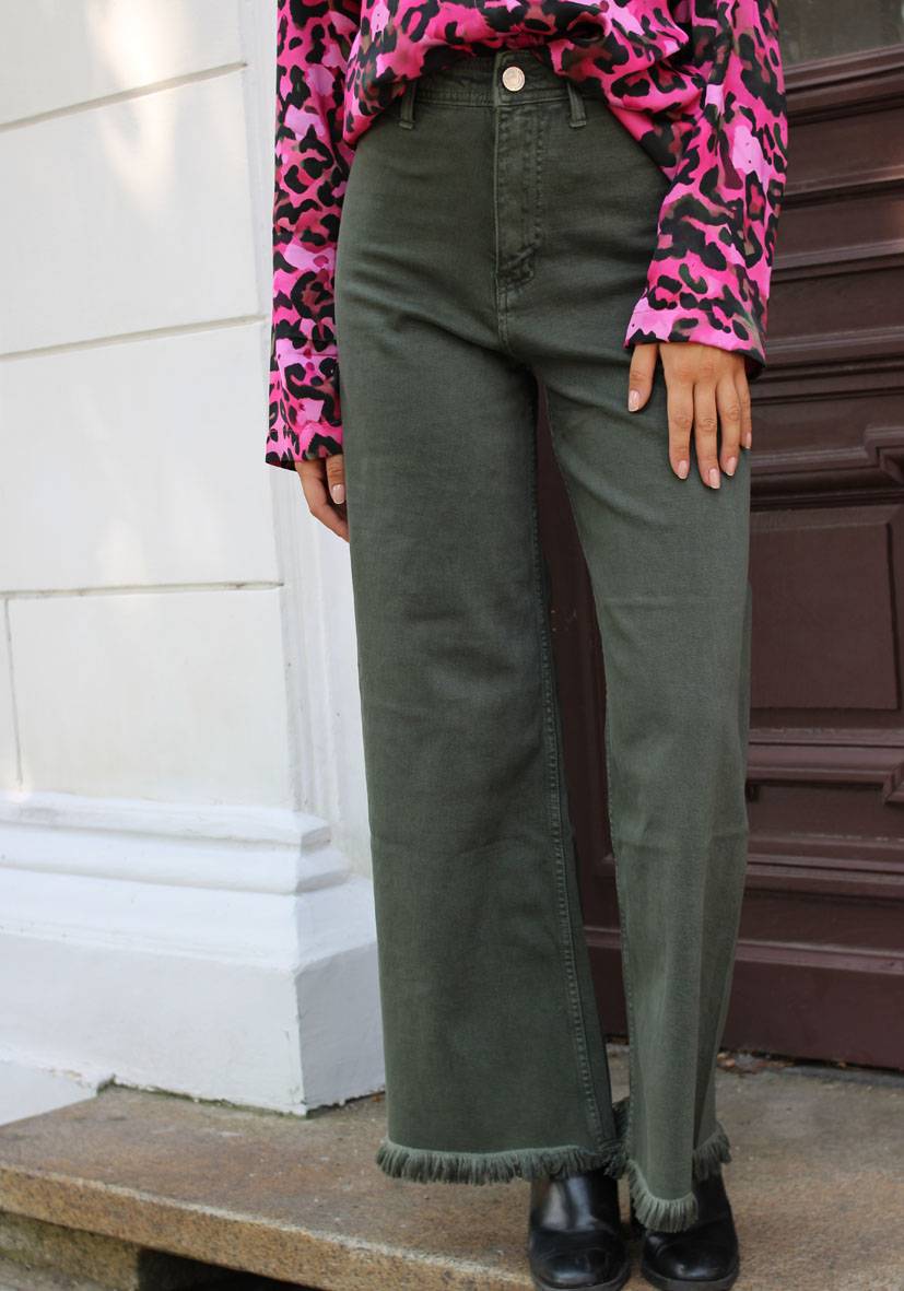 Miss Goodlife Jeans Wide Leg Ragged