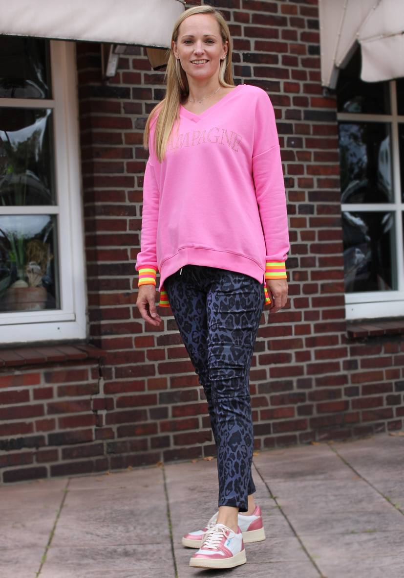 Miss Goodlife Jog-Pants Fancy Leo – Anthracite