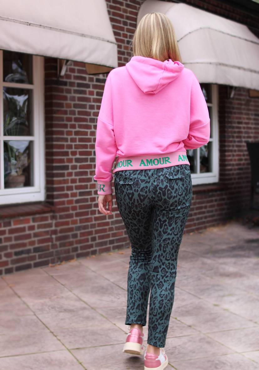 Miss Goodlife Jog-Pants Fancy Leo – Green