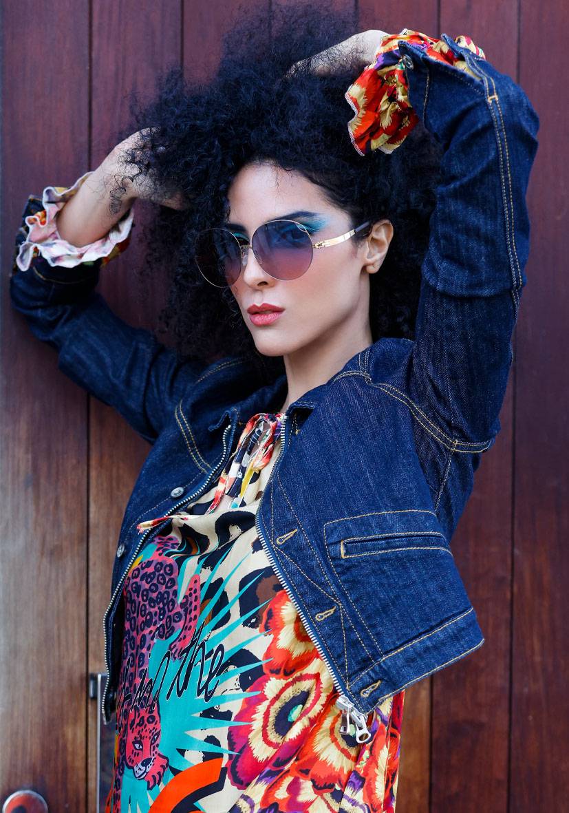 Miss Goodlife Kurze Jeansjacke