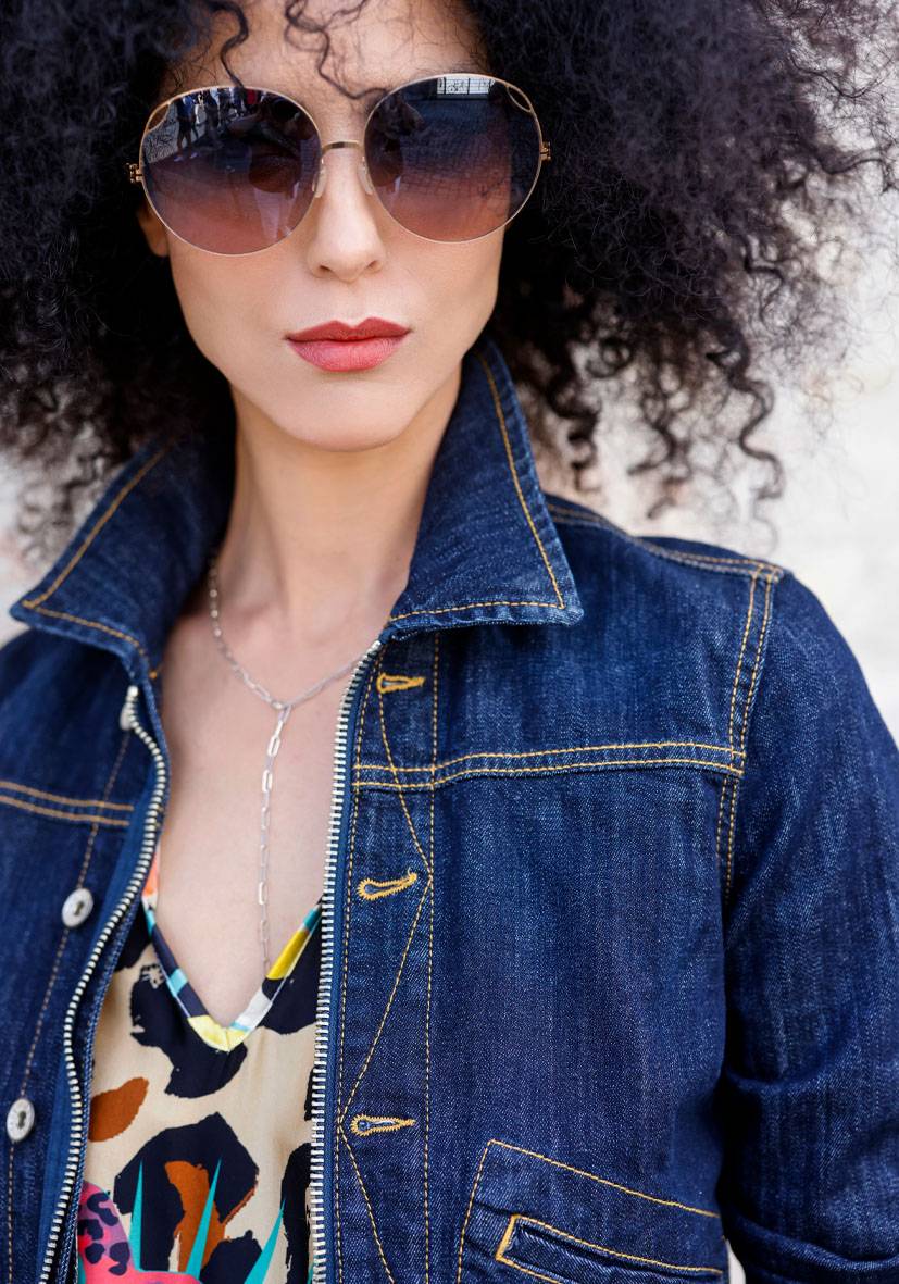 Miss Goodlife Kurze Jeansjacke