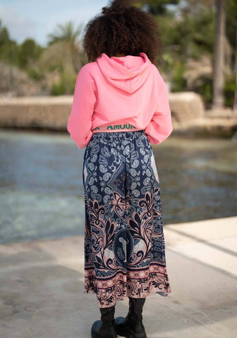 Miss Goodlife Maxirock Blue Ornaments