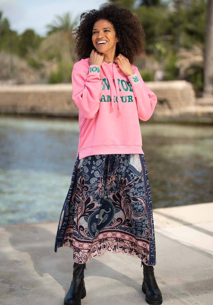 Miss Goodlife Maxirock Blue Ornaments