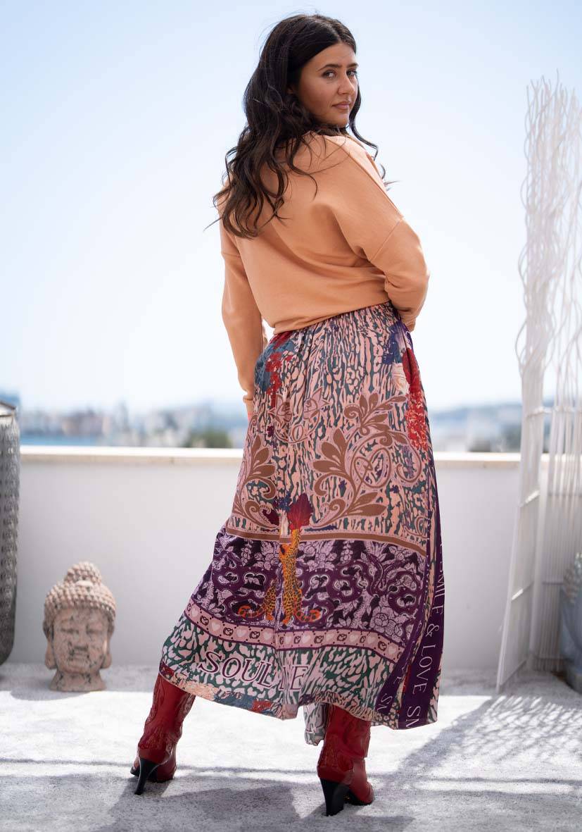 Miss Goodlife Maxirock Lilac Snake