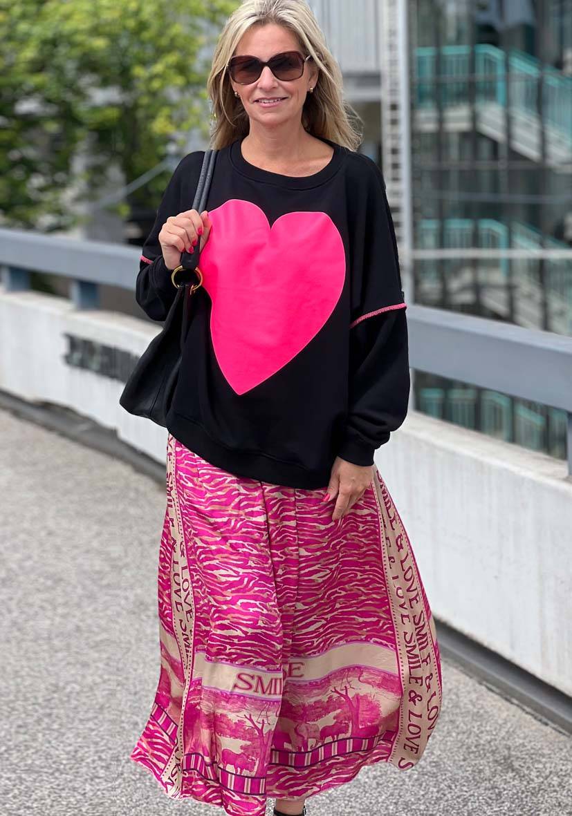 Miss Goodlife Maxirock Pink Zebra