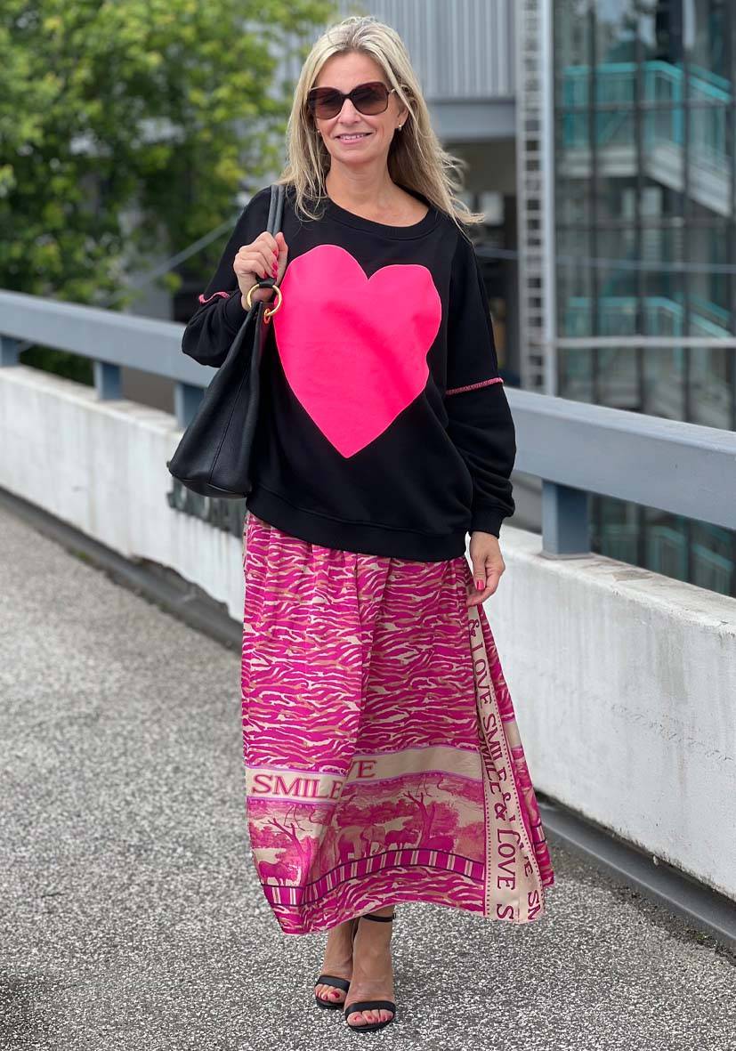 Miss Goodlife Maxirock Pink Zebra