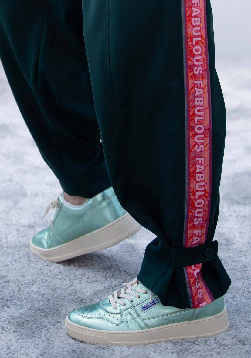 Miss Goodlife Pants Border Love – Green