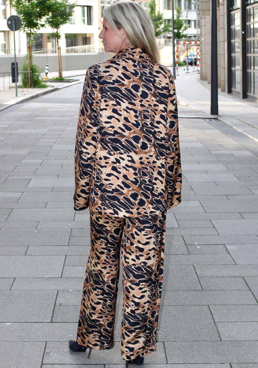 Miss Goodlife Pants Fancy Leo – Brown