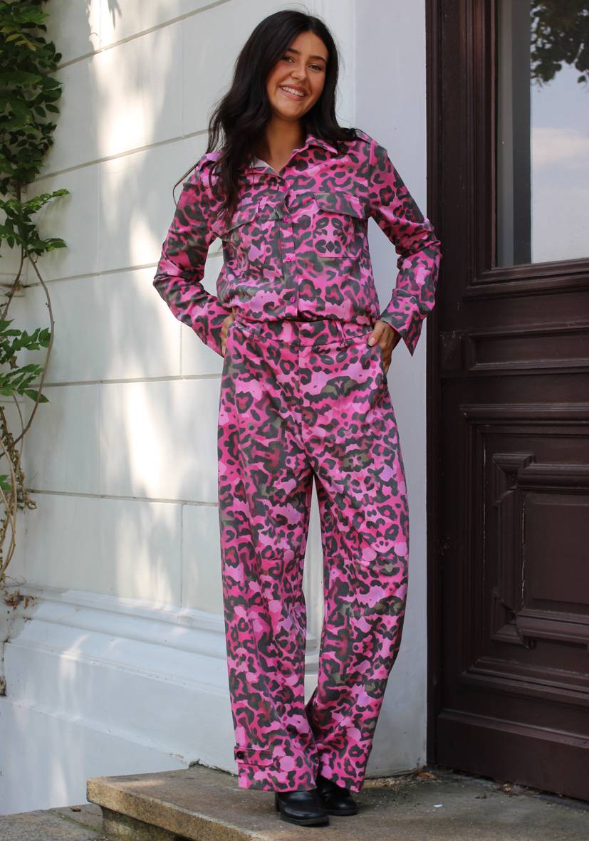 Miss Goodlife Pants Fancy Leo – pink