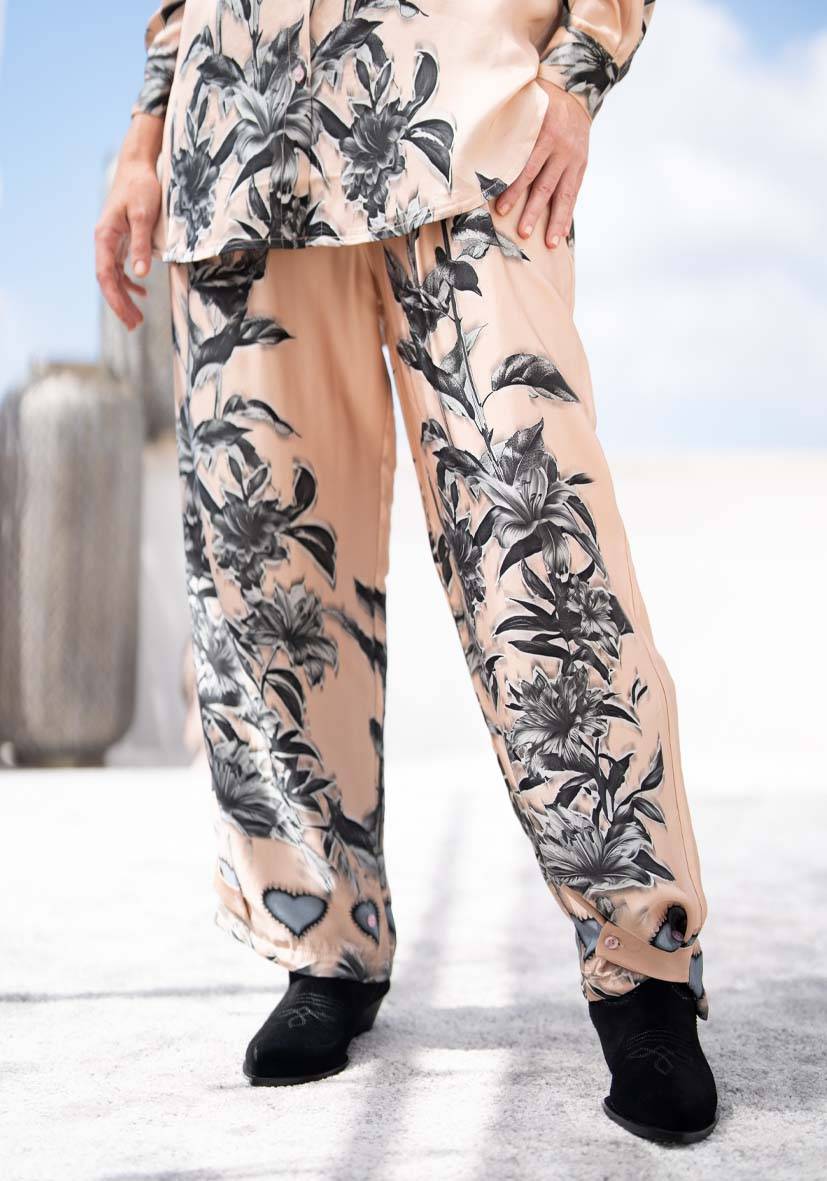 Miss Goodlife Pants Hearts And Flowers
