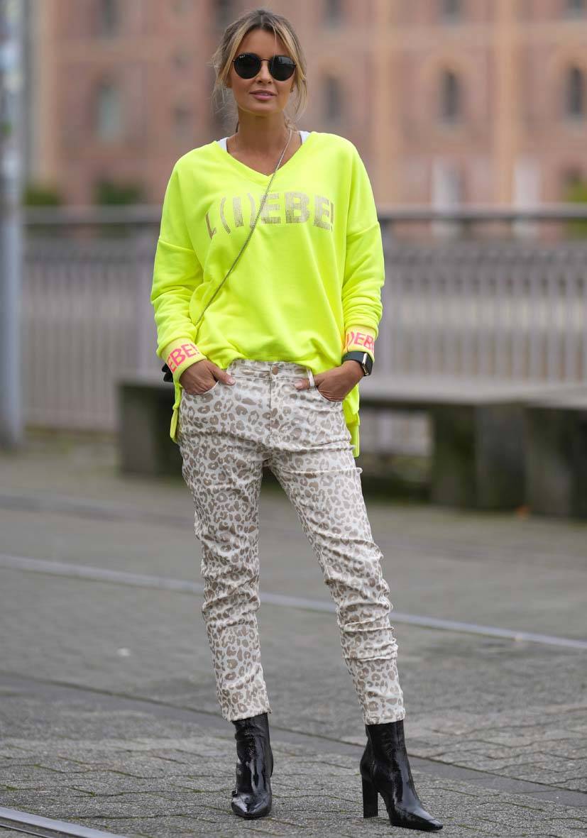 Miss Goodlife Pants Leo in Gold