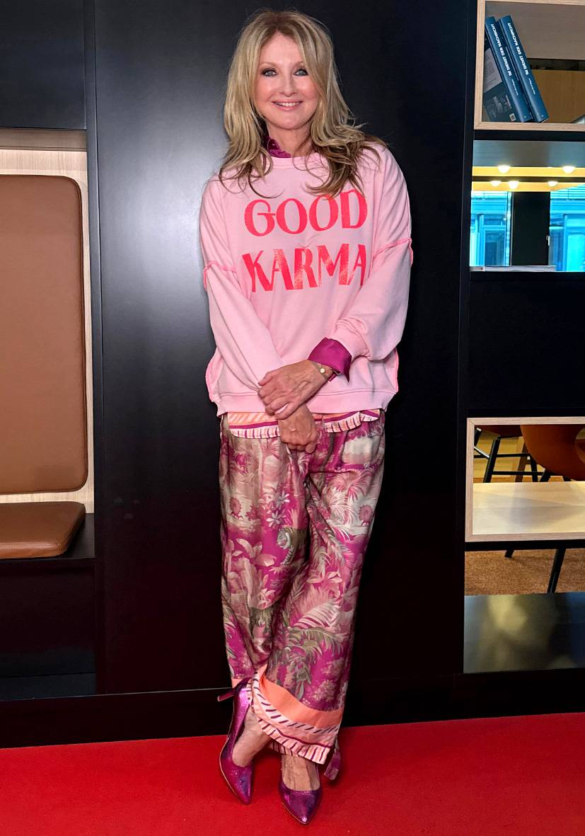 Miss Goodlife Pants Tiger in the jungle – berry