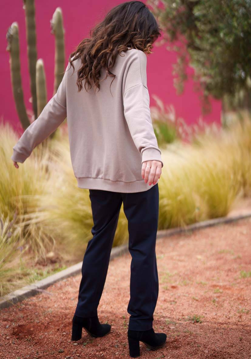 Miss Goodlife Pants Uni – Darkblue