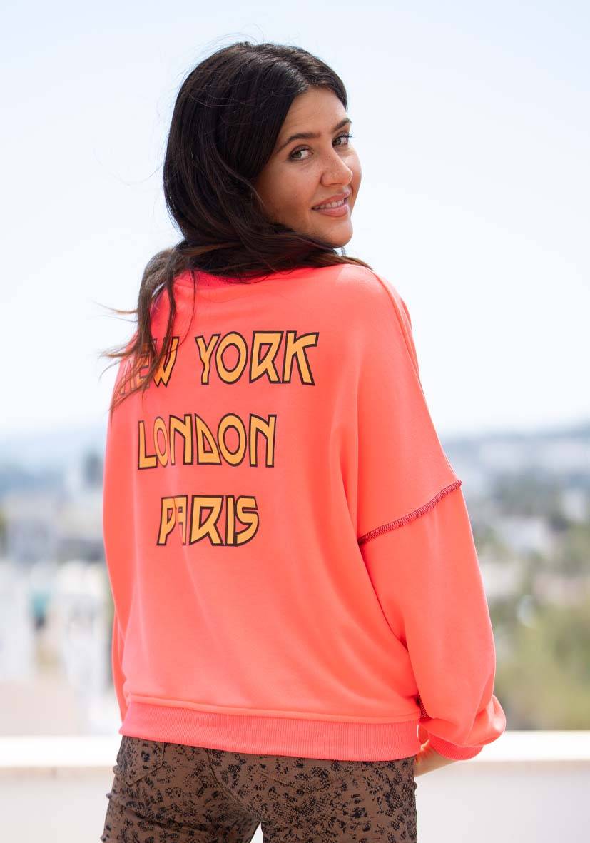 Miss Goodlife Roundneck Berlin Tiger – Neonpink