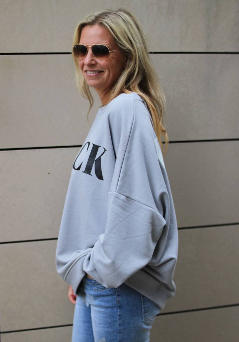 Miss Goodlife Roundneck Black And White – Lightgrey