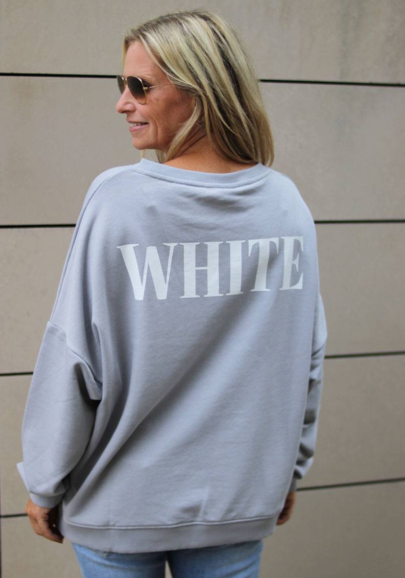 Miss Goodlife Roundneck Black And White – Lightgrey